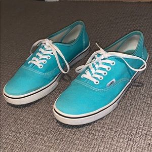 VANS turquoise sneakers